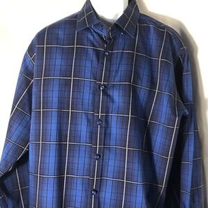 Thomas Dean men’s XXL casual button up shirt